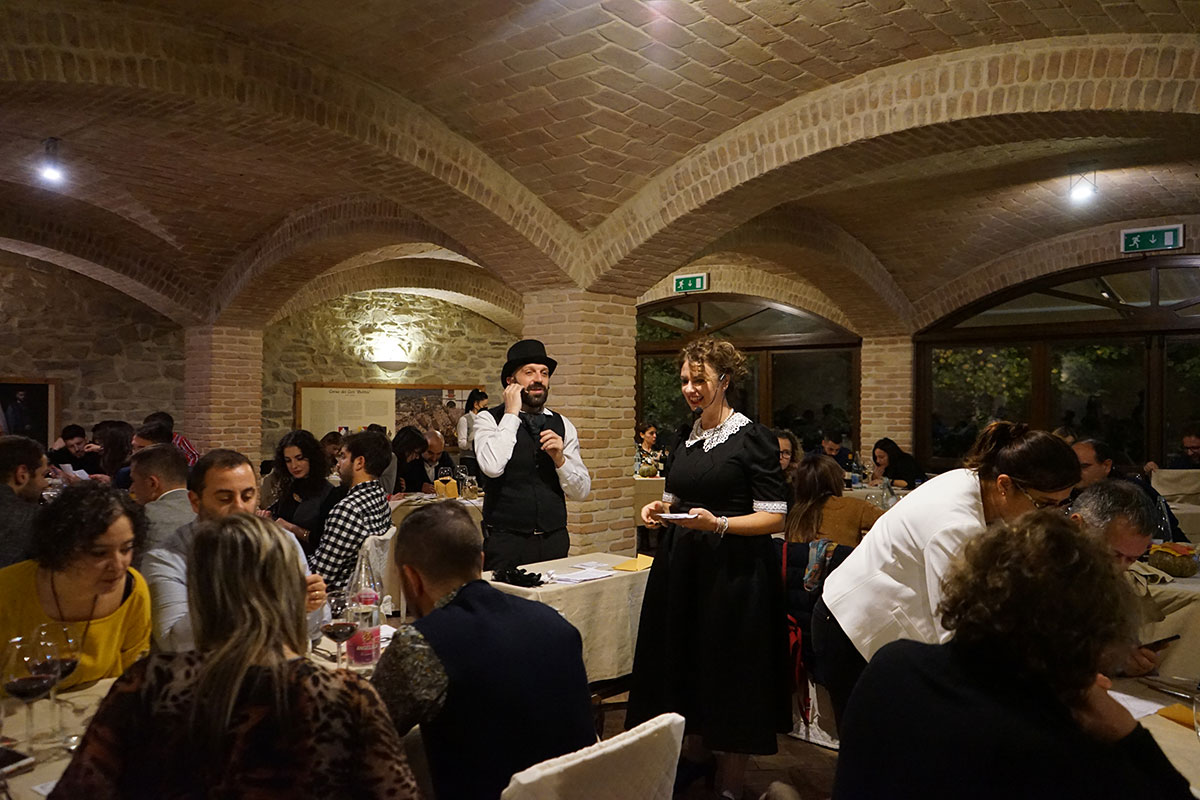 roompicapo cena con delitto umbria