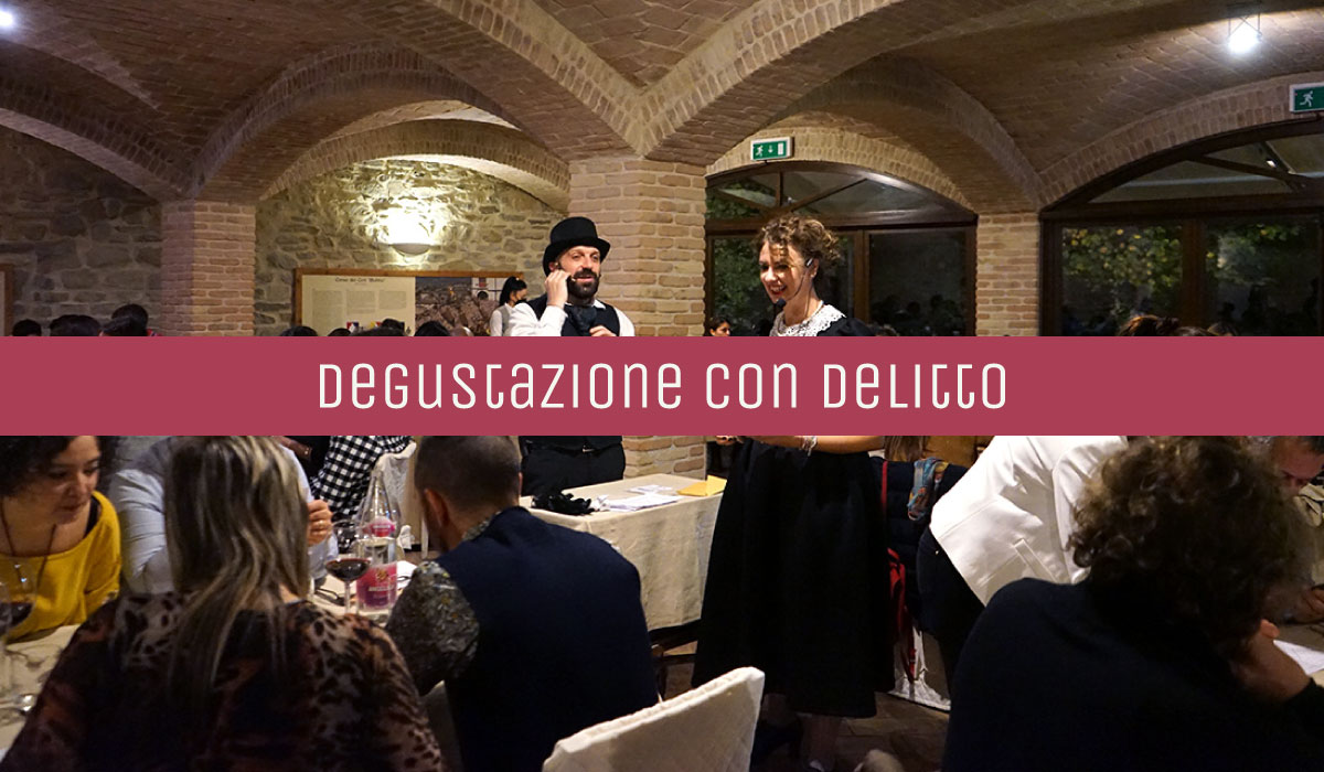 roompicapo degustazione con delitto perugia umbria