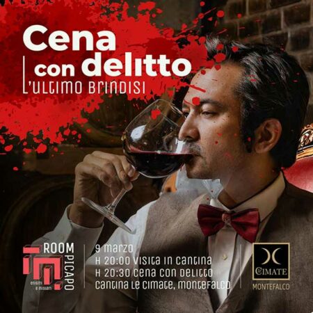 cena con delitto montefalco umbria