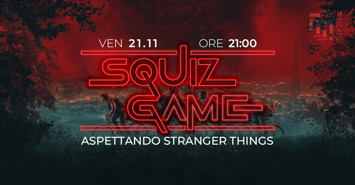 serata quiz stranger things