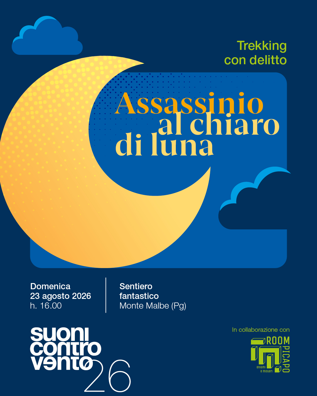 trekking con delitto perugia umbria